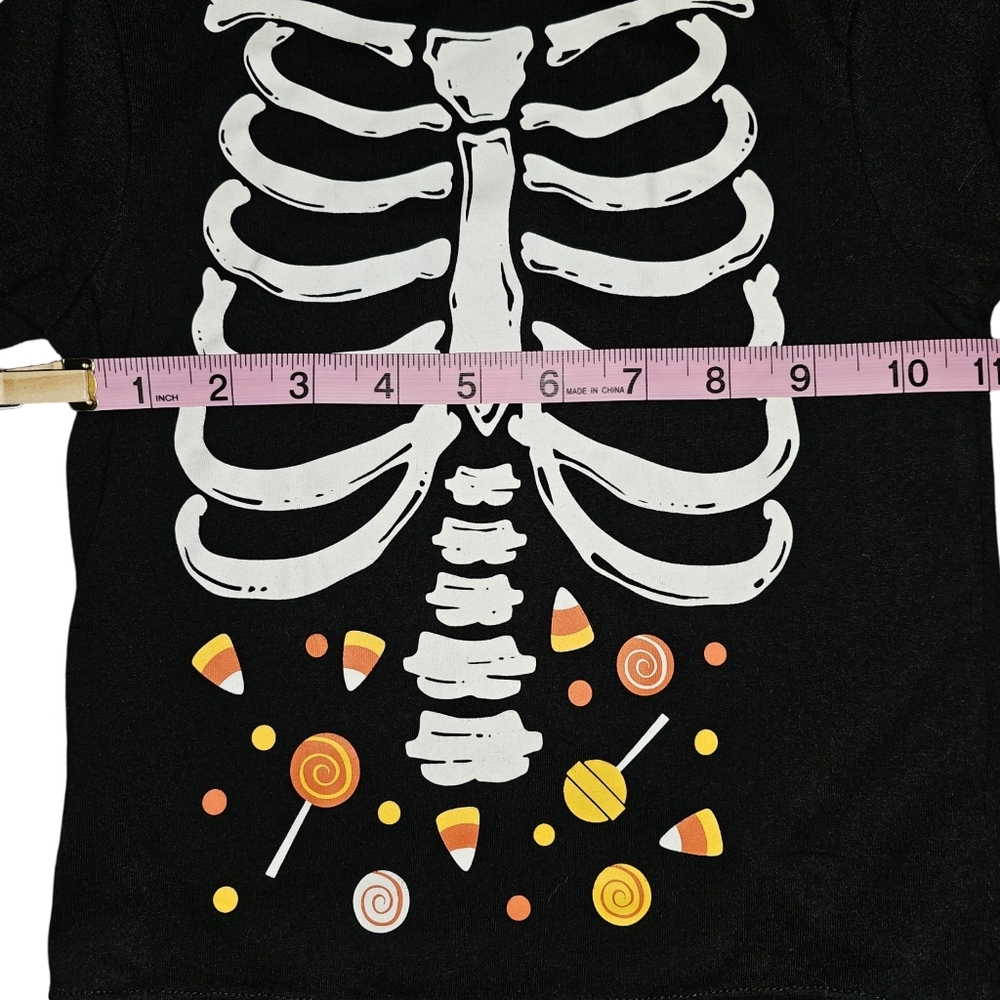 The Children's Place Toddler Boy Glow Skeleton Graphic T-Shirt Size 2T - EUC - Picture 8 of 9